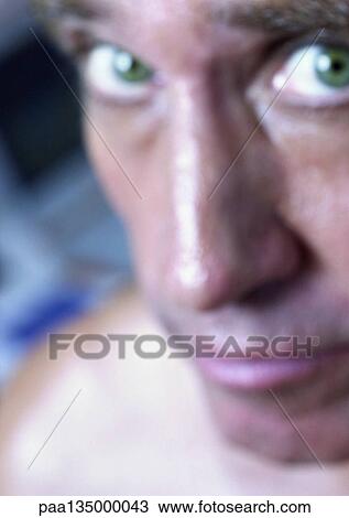Mature man looking up at camera, close-up, portrait View Large Photo Image Stock Image - Mature man looking up at camera, close-up, portrait. Fotosearch