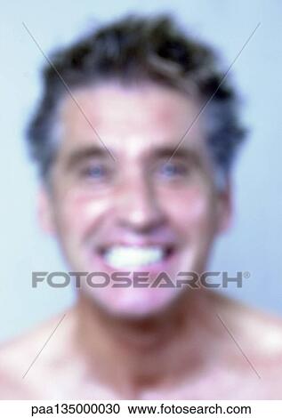Mature man smiling, close-up, portrait, blurred View Large Photo Image Stock Image - Mature man smiling, close-up, portrait, blurred. Fotosearch