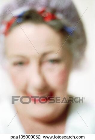 Senior woman, close-up, portrait, blurred View Large Photo Image Stock Image - Senior woman, close-up, portrait, blurred. Fotosearch