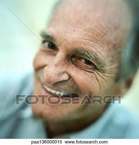 Stock Photography - Portrait of senior man. Fotosearch