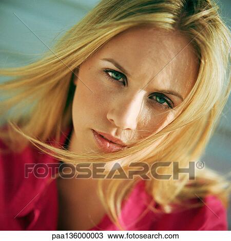 Portrait of woman, close-up View Large Photo Image Stock Image - Portrait of woman, close-up. Fotosearch