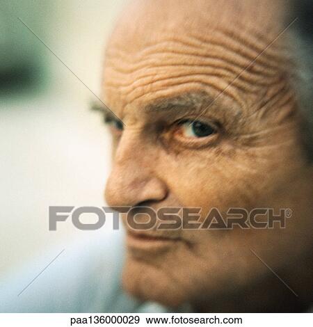Stock Photo - Profile of senior man. Fotosearch