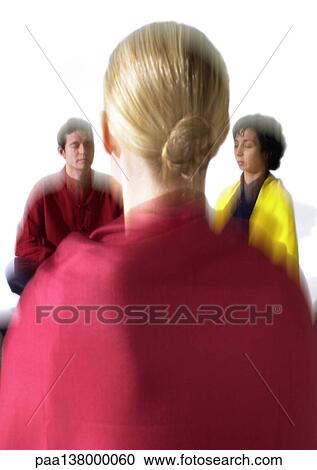People sitting on floor, meditating, blurred View Large Photo Image Stock Image - People sitting on floor, meditating, blurred. Fotosearch