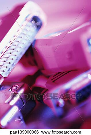 Computer cables, blurred, close-up. View Large Photo Image Stock Photograph - Computer cables, blurred, close-up.. Fotosearch
