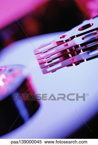 Computer hard drive, close-up. View Large Photo Image Stock Photography - Computer hard drive, close-up.. Fotosearch