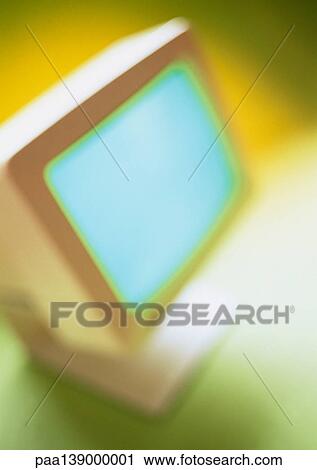 Computer monitor, blurred. View Large Photo Image Stock Image - Computer monitor, blurred.. Fotosearch