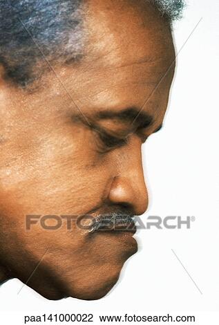 Senior man, side view, close-up. View Large Photo Image Stock Image - Senior man, side view, close-up.. Fotosearch