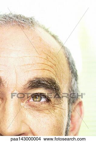 Mature man, partial view, close-up View Large Photo Image Picture - Mature man, partial view, close-up. Fotosearch