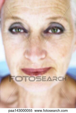 Mature woman, close-up, portrait, blurred View Large Photo Image Stock Photography - Mature woman, close-up, portrait, blurred. Fotosearch