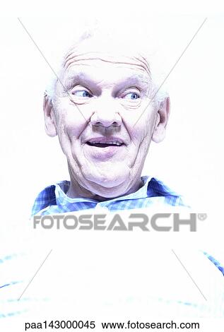 Stock Photography - Senior man, portrait. Fotosearch