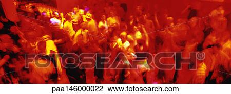 Crowd of people dancing at nightclub, blurred View Large Photo Image Stock Image - Crowd of people dancing at nightclub, blurred. Fotosearch