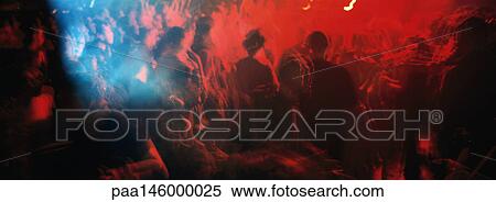 Crowd of people dancing at nightclub, blurred View Large Photo Image Stock Photography - Crowd of people dancing at nightclub, blurred. Fotosearch