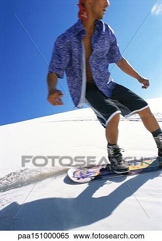 Man snowboarding. View Large Photo Image Stock Photography - Man snowboarding.. Fotosearch