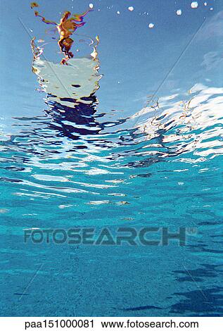 Person standing on diving board about to dive, underwater view. View Large Photo Image Stock Image - Person standing on diving board about to dive, underwater view.. Fotosearch