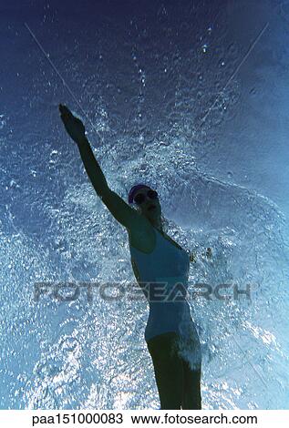 Young woman underwater, underwater view. View Large Photo Image Stock Image - Young woman underwater, underwater view.. Fotosearch