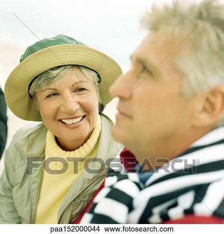 Picture - Mature couple, portrait.. Fotosearch