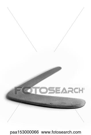 Stock Photograph - Boomerang, b&w.. Fotosearch
