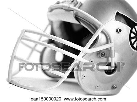Football helmet, b&w. View Large Photo Image Stock Image - Football helmet, b&w.. Fotosearch