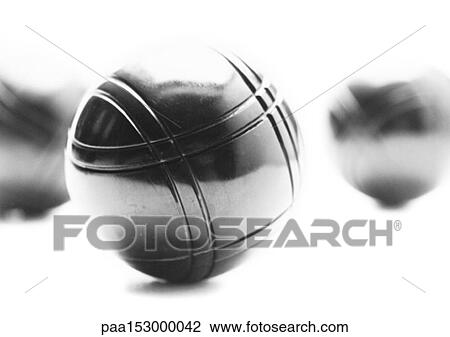 Petanque balls, b&w. View Large Photo Image Stock Image - Petanque balls, b&w. . Fotosearch