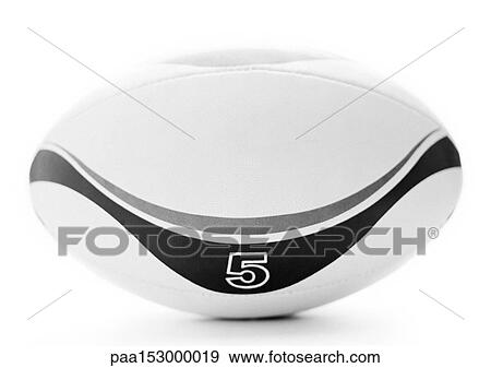 Rugby ball, b&w. View Large Photo Image Stock Photo - Rugby ball, b&w.. Fotosearch