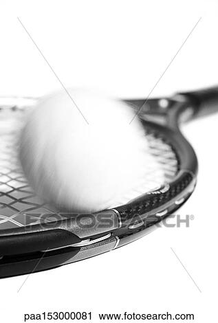 Tennis racket and ball, blurred, close-up, b&w. View Large Photo Image Stock Image - Tennis racket and ball, blurred, close-up, b&w.. Fotosearch