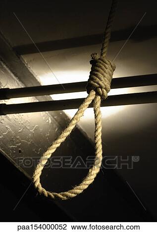 Noose, b&w. View Large Photo Image Stock Image - Noose, b&w.. Fotosearch