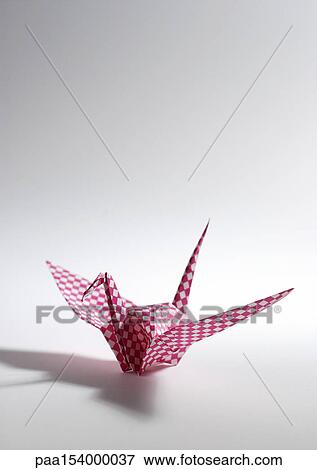 Origami crane View Large Photo Image Stock Photo - Origami crane. Fotosearch