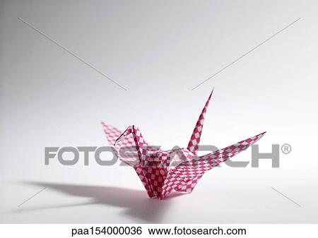 Origami crane View Large Photo Image Stock Photograph - Origami crane. Fotosearch