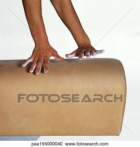 Gymnast on beam, close-up. View Large Photo Image Stock Image - Gymnast on beam, close-up.. Fotosearch