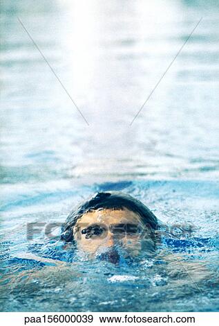 Man under water, close-up View Large Photo Image Stock Photo - Man under water, close-up. Fotosearch