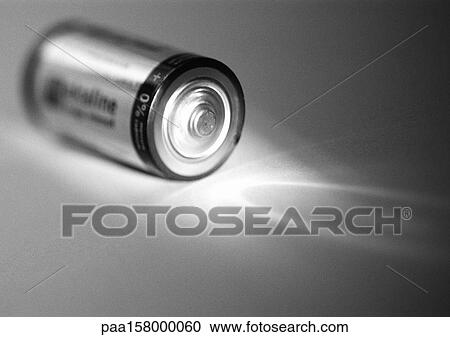 Battery, b&w. View Large Photo Image Stock Image - Battery, b&w.. Fotosearch