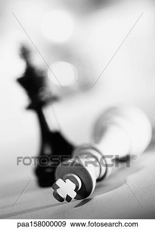 Pieces from chess set, b&w. View Large Photo Image Stock Photo - Pieces from chess set, b&w.. Fotosearch