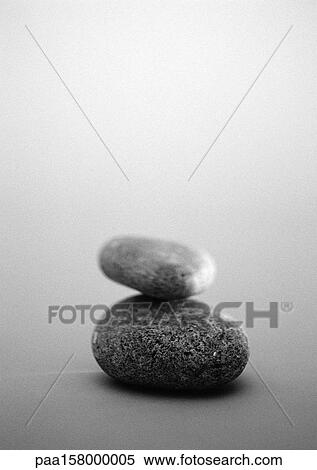 Two pebbles, b&w. View Large Photo Image Stock Photography - Two pebbles, b&w.. Fotosearch
