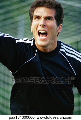 Goal keeper, portrait. View Large Photo Image Stock Image - Goal keeper, portrait.. Fotosearch