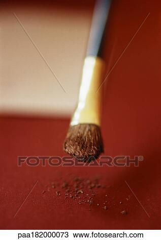 Make-up brush, close-up View Large Photo Image Stock Image - Make-up brush, close-up. Fotosearch