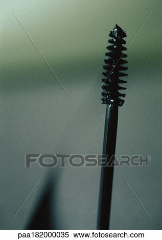 Mascara brush, close-up View Large Photo Image Stock Photography - Mascara brush, close-up. Fotosearch