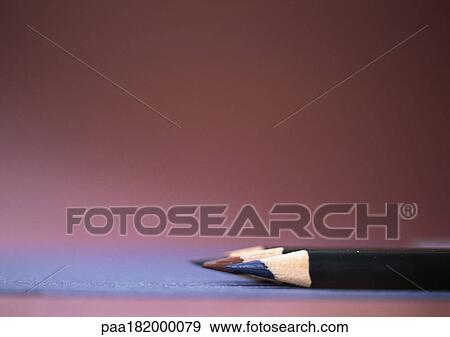 Pencils, close-up View Large Photo Image Stock Photo - Pencils, close-up. Fotosearch