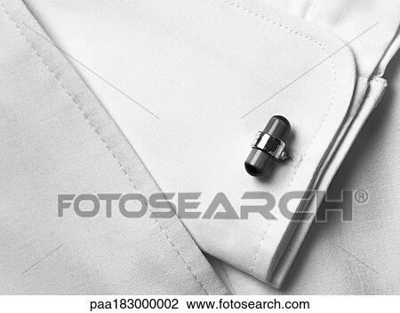 Cufflink, close-up, b&w View Large Photo Image Stock Image - Cufflink, close-up, b&w. Fotosearch