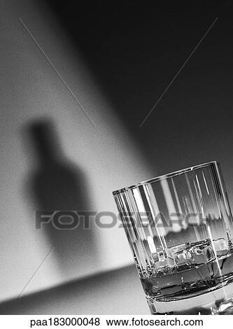 Glass, close-up, b&w View Large Photo Image Stock Photo - Glass, close-up, b&w. Fotosearch