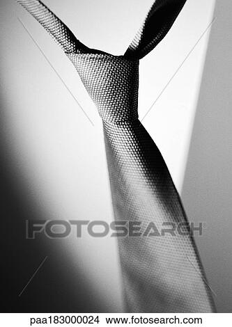 Tie, close-up, b&w View Large Photo Image Picture - Tie, close-up, b&w. Fotosearch