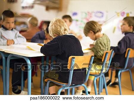 Children in classroom View Large Photo Image Stock Image - Children in classroom. Fotosearch