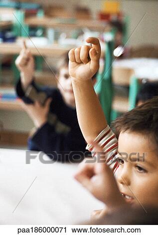 Children raising hands, close-up, blurred View Large Photo Image Stock Image - Children raising hands, close-up, blurred. Fotosearch
