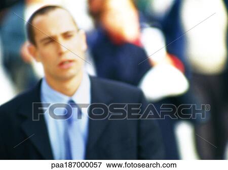 Businessman, blurred View Large Photo Image Stock Photo - Businessman, blurred. Fotosearch