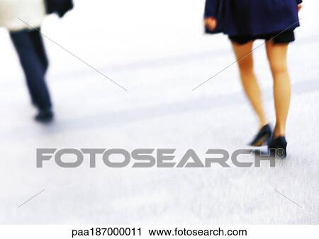 Businesswoman walking, low section View Large Photo Image Stock Image - Businesswoman walking, low section. Fotosearch