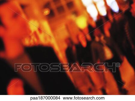 Crowd of people, blurred, tilt View Large Photo Image Picture - Crowd of people, blurred, tilt. Fotosearch