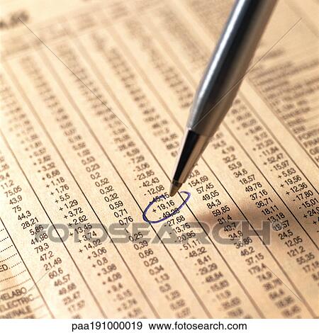 Pen above circled number. View Large Photo Image Stock Photo - Pen above circled number.. Fotosearch