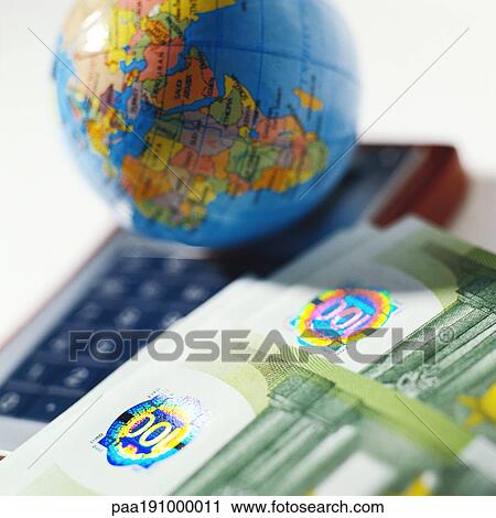 World globe and money. View Large Photo Image Stock Image - World globe and money.. Fotosearch