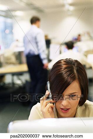 People working in office View Large Photo Image Stock Photo - People working in office. Fotosearch