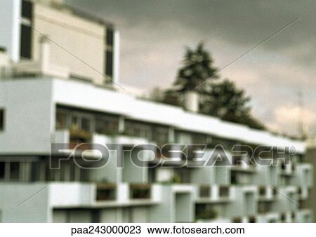 Apartment building, blurred View Large Photo Image Stock Image - Apartment building, blurred. Fotosearch