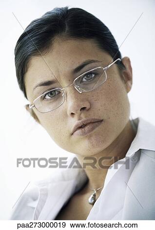 Stock Photo - Woman, portrait. Fotosearch